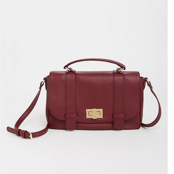 Burgandy Satchel Bag - Picture 3 of 3